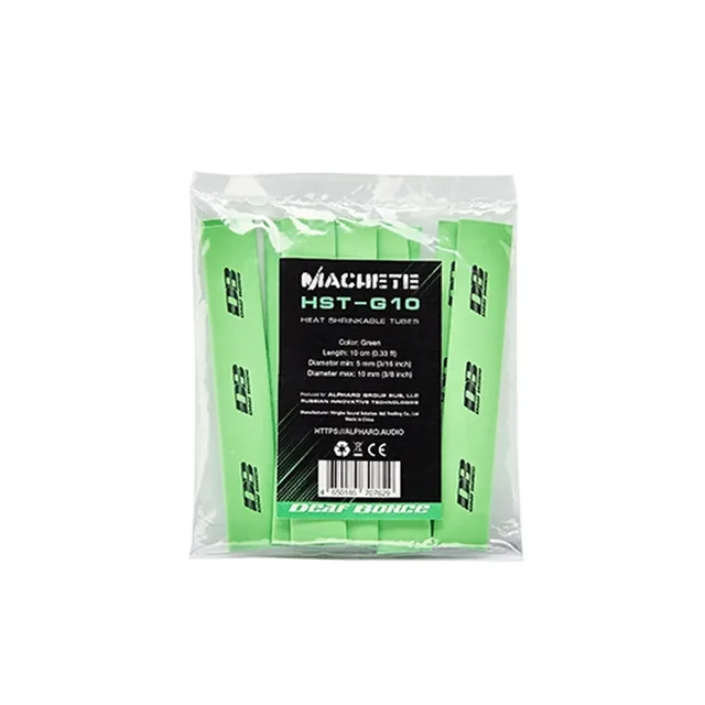 Tub termocontractabil Deaf Bonce Machete HST-G10, Verde, 10mm, imagine produs