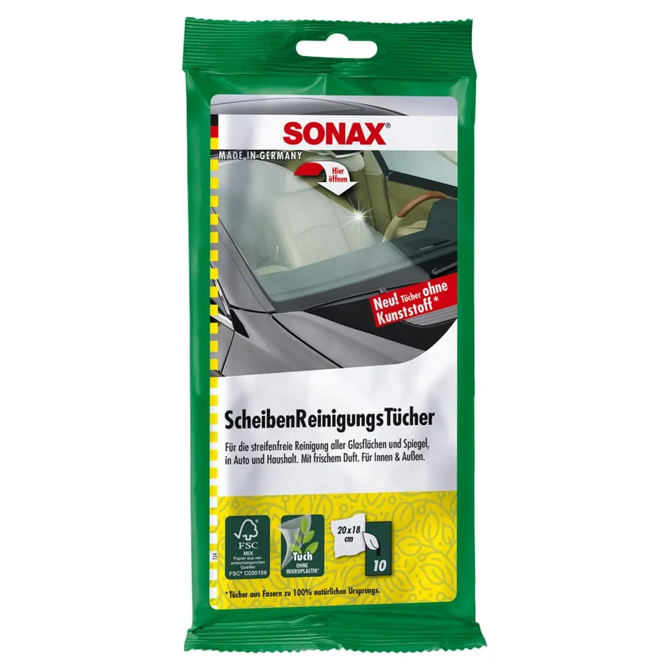 Servetele Suprafete Sticla Pachet 10 Bucati Sonax, imagine produs