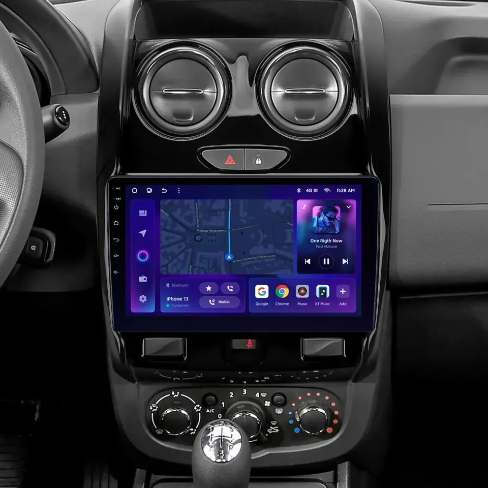 Navigatie Auto MOSS M3 Dacia Duster 1 2013-2017 4+32GB 9" QLED Octa-core 2Ghz, Android 4G Bluetooth 5.1 DSP - Varianta A, imagine produs