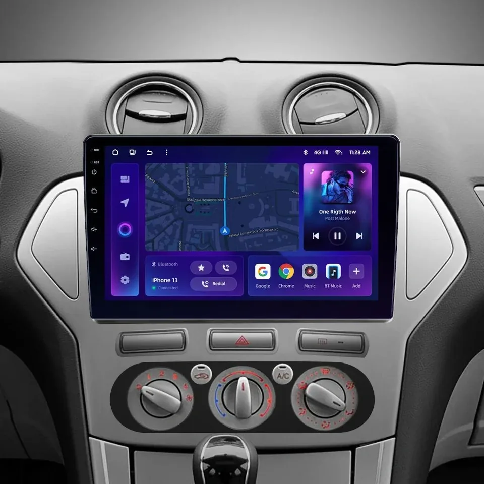 Navigatie Auto MOSS M2 Ford Mondeo 3 2007-2014 4+64GB 10" IPS Octa-core 1.6Ghz, Android 4G Bluetooth 5.1 DSP, imagine produs
