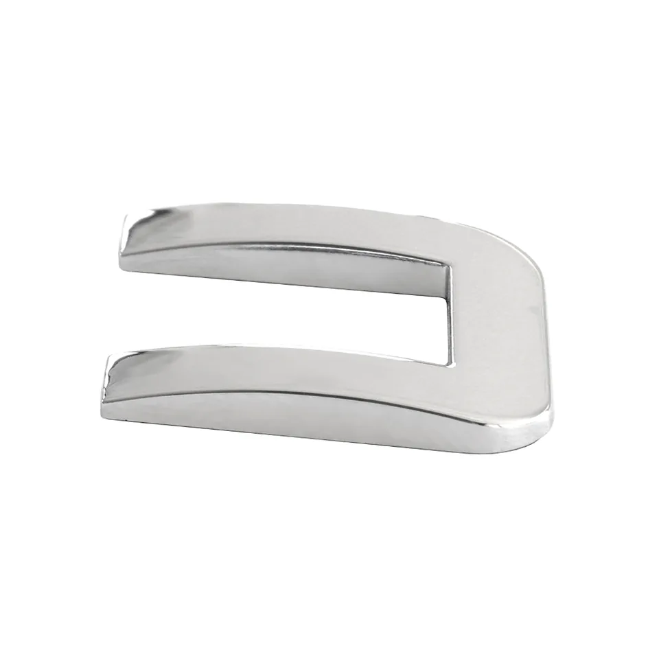 Ornament Auto 3D. Litera U. 26 Mm. Cromat, imagine produs