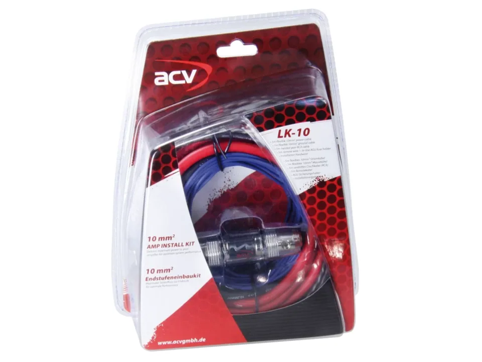 Kit Cablu Alimentare ACV Lk 10 Kit, 8AWG (10 mm²), imagine produs