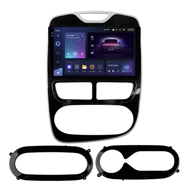 Navigatie Auto Teyes CC3 2K 360° Renault Clio 4 2016-2019 6+128GB 10.36" QLED Octa-core 2Ghz, Android 4G Bluetooth 5.1 DSP, imagine produs