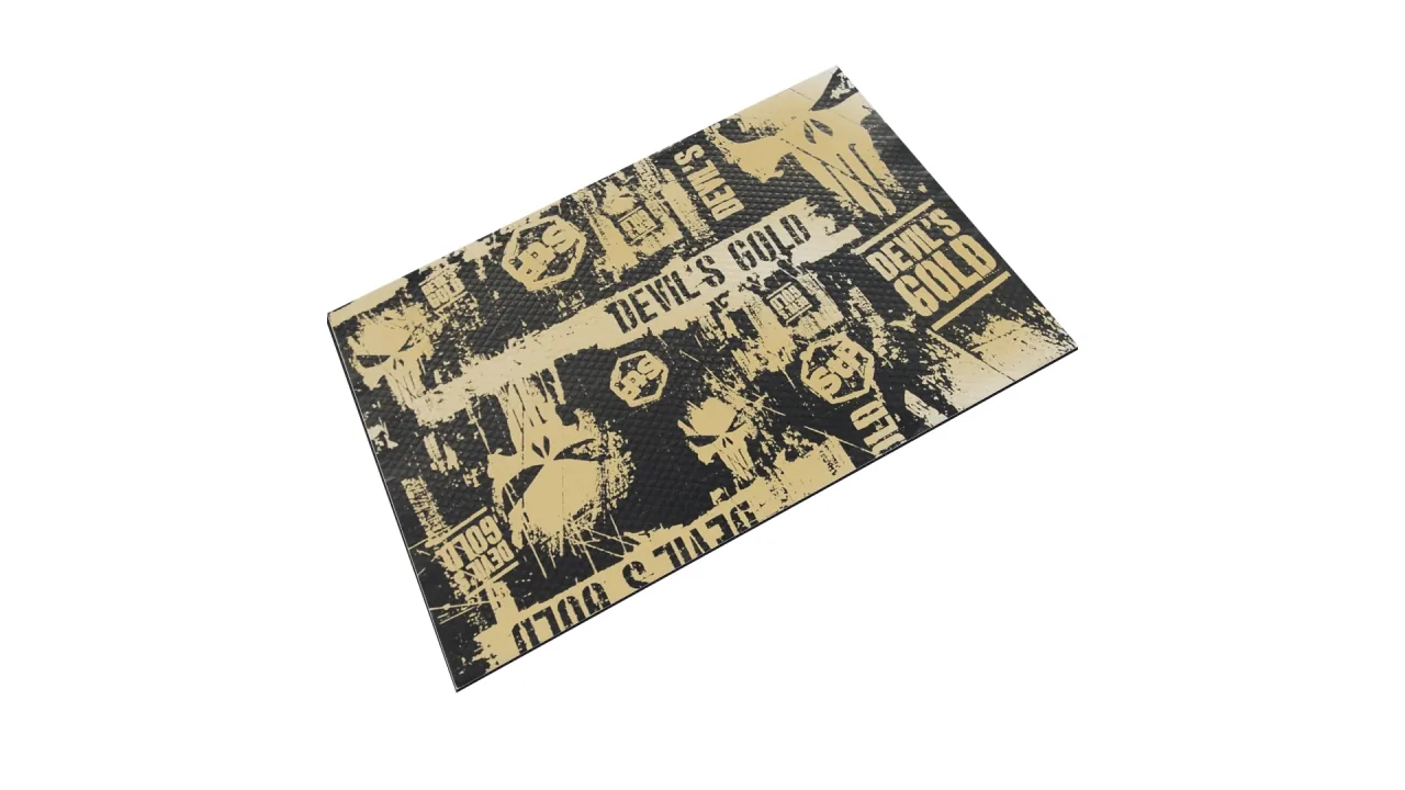 Insonorizant auto Premium STP Devil's Gold, 3 mm, 750x470mm, Foaie, imagine produs