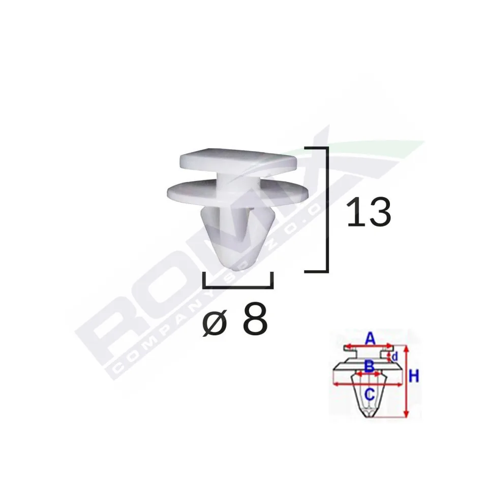 Clema Aripa Pentru Opel Corsa C Set 10 Buc, imagine produs