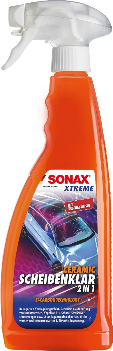 Solutie pentru curatare si protectie parbriz SONAX XTREME CERAMIC CLEAR 2 IN 1, 750 ML, imagine produs