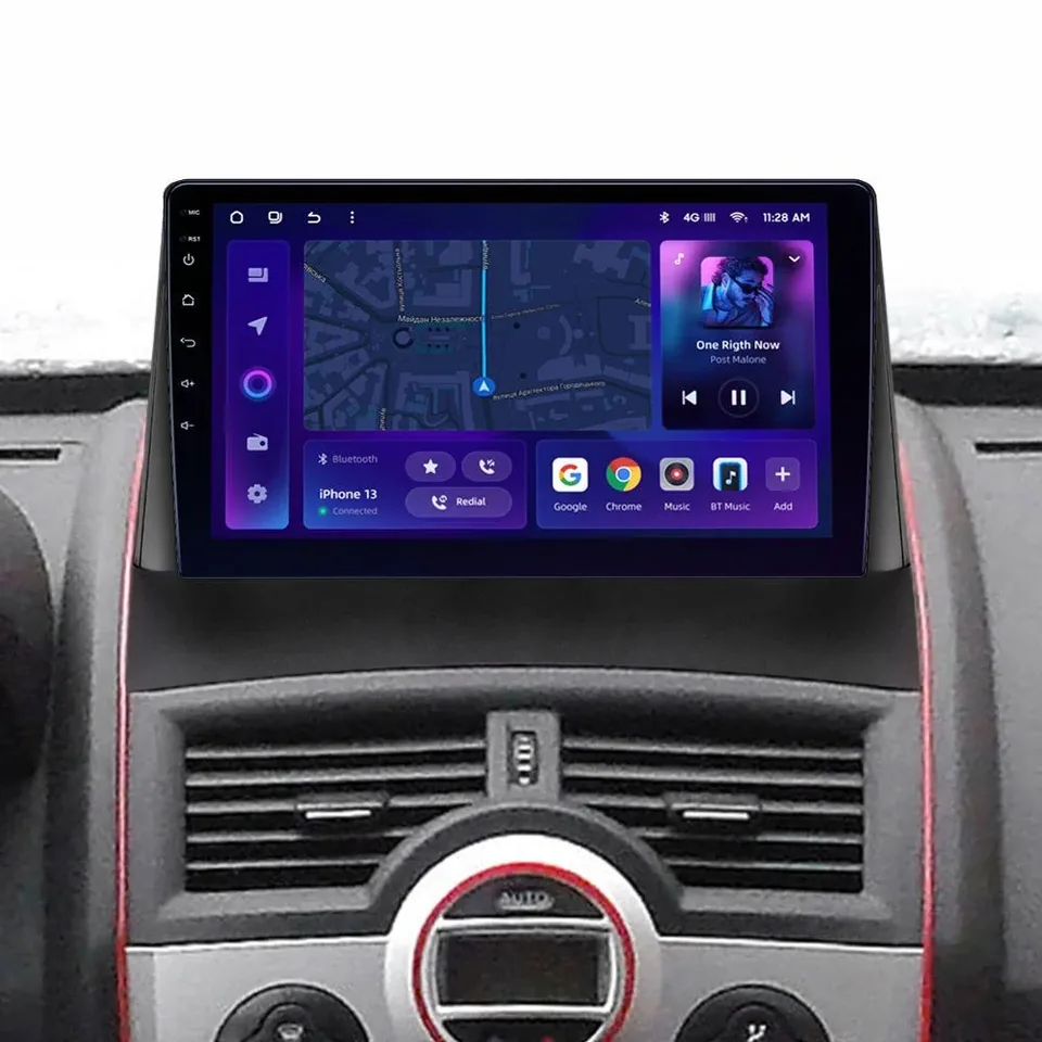 Navigatie Auto MOSS M3 Renault Megane 2 2002-2009 4+32GB 9" QLED Octa-core 2Ghz, Android 4G Bluetooth 5.1 DSP, imagine produs