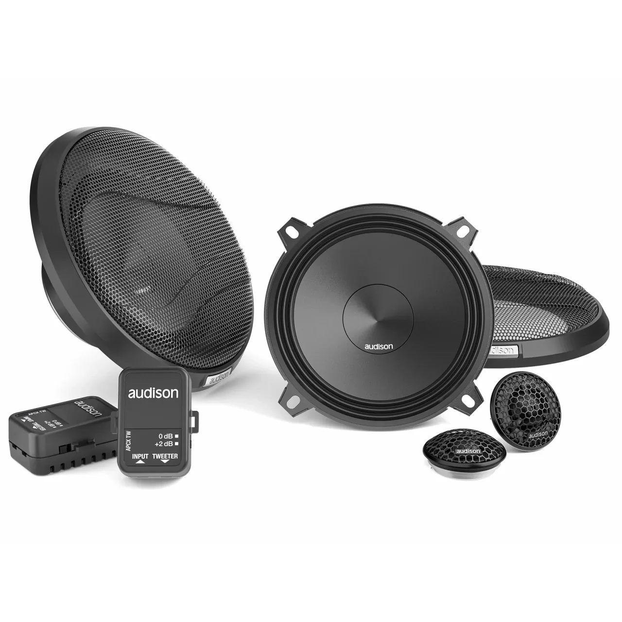 Pachet Difuzoare Auto cu subwoofer Audi A3 8L 1996-2003 Audison Prima 1010 W, imagine produs