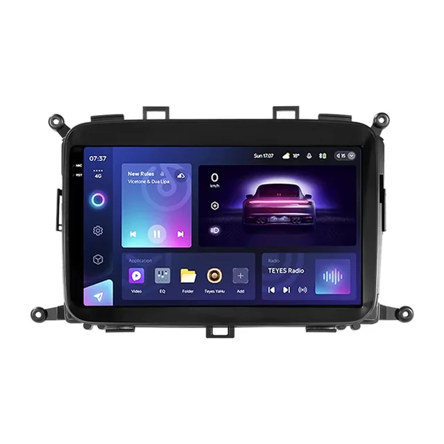 Navigatie Auto Teyes CC3 2K 360° Kia Carens 3 2013-2019 6+128GB 9.5" QLED Octa-core 2Ghz, Android 4G Bluetooth 5.1 DSP, imagine produs