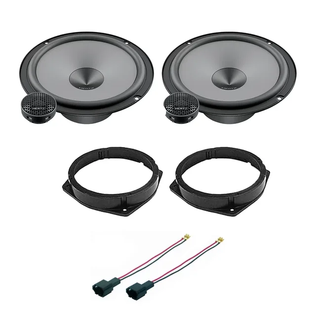 Pachet difuzoare auto Hertz Uno dedicat usi fata Alfa Romeo Brera, RMS 75 W, imagine produs
