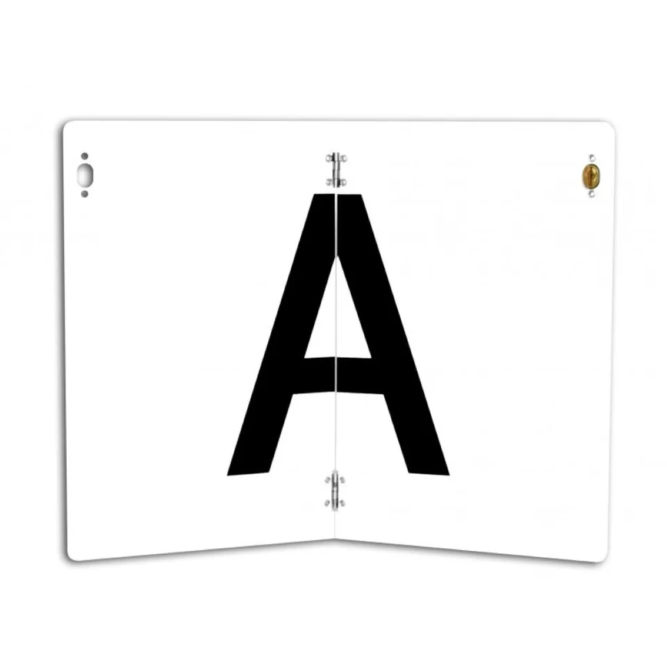 Placa Insemn -A- 400X300 Mm Aluminiu Pliabila Vertical Hico, imagine produs