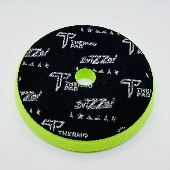 Burete polish ultra fin verde termostabil pentru orbitala Zvizzer Thermo Trapez Pad Green, imagine produs