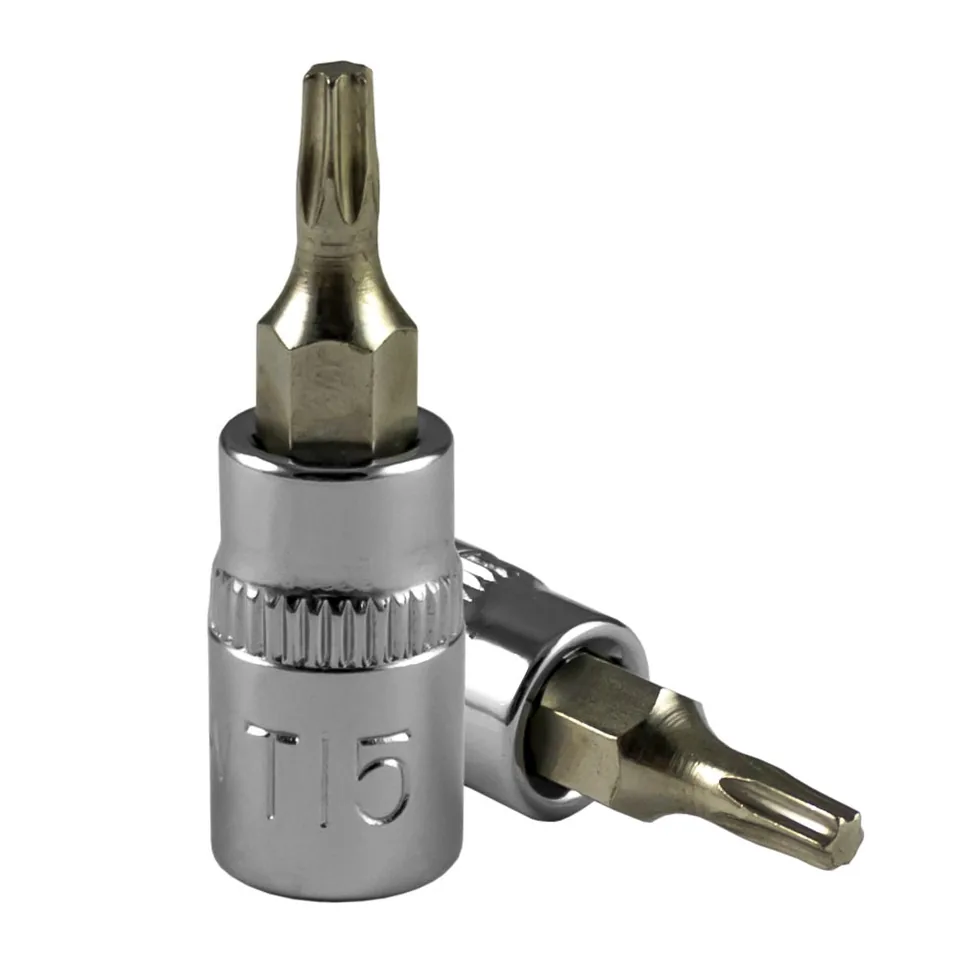 Biti Pentru Maner Surubelnita Torx 1/4" T20 Cromat Jbm, imagine produs