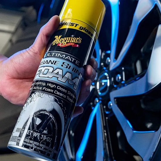 Spuma Anvelope Curatare Si Luciu Meguiar's Tire Insane Shine Foam, 538g, imagine produs