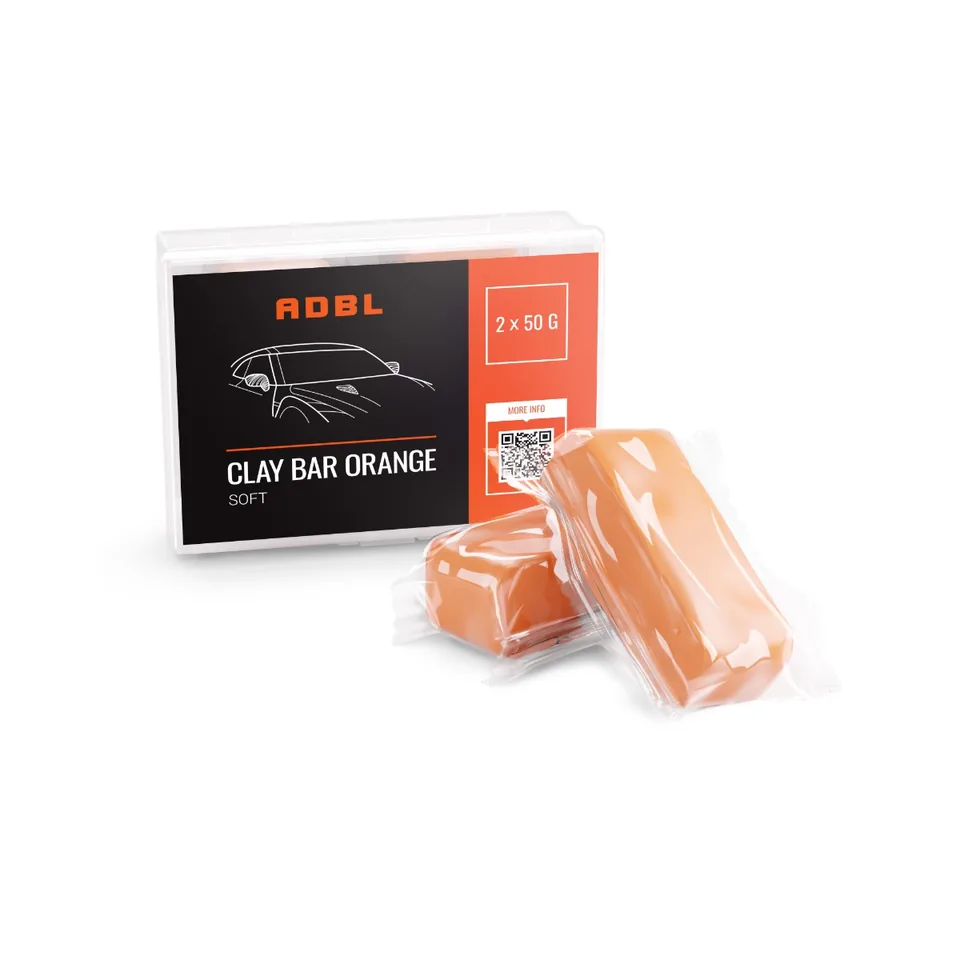 Argila decontaminare blanda ADBL Clay Bar Orange, 100g 2 bucati, imagine produs