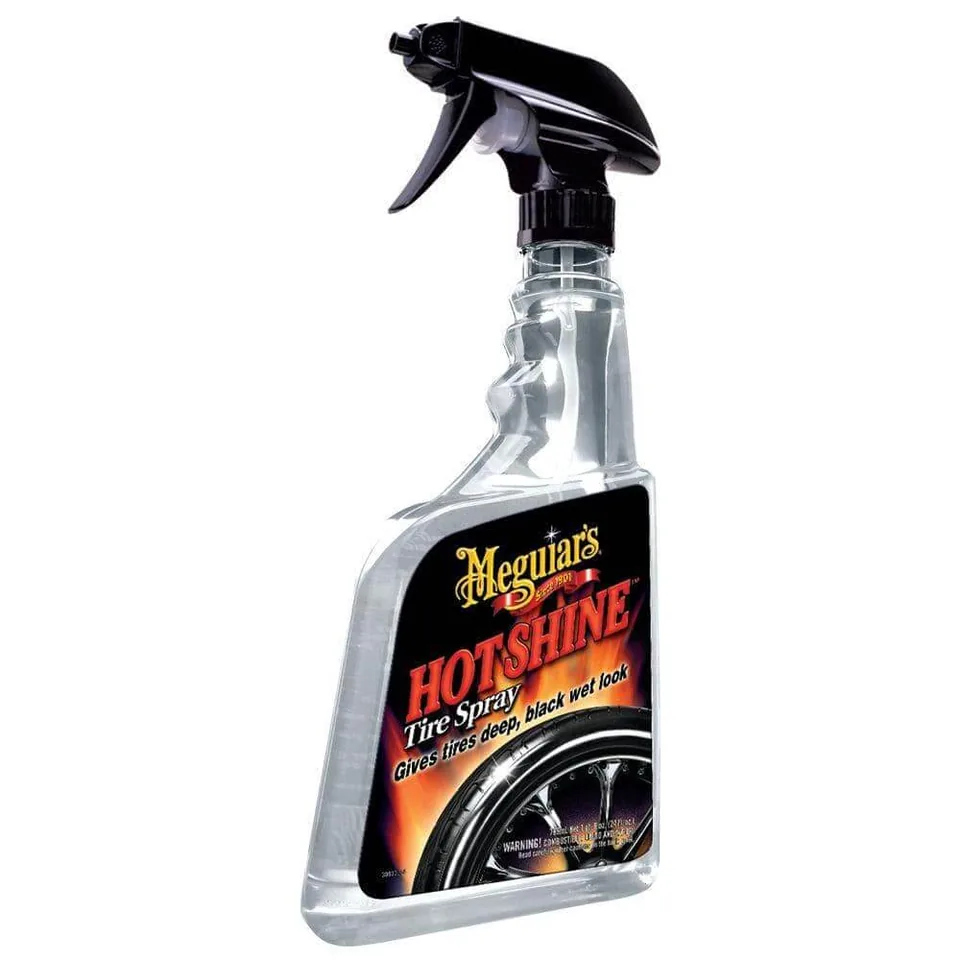 Solutie luciu anvelope Meguiar's Hot Shine Tire Spray G12024, 710ml, imagine produs