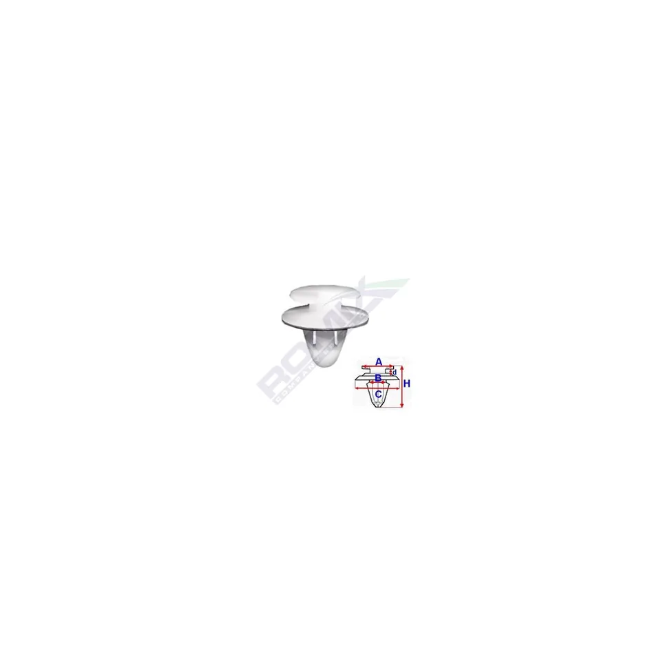 Clips Tapiterie Pentru Citroen/Peugeot - Alb Set 10 Buc, imagine produs
