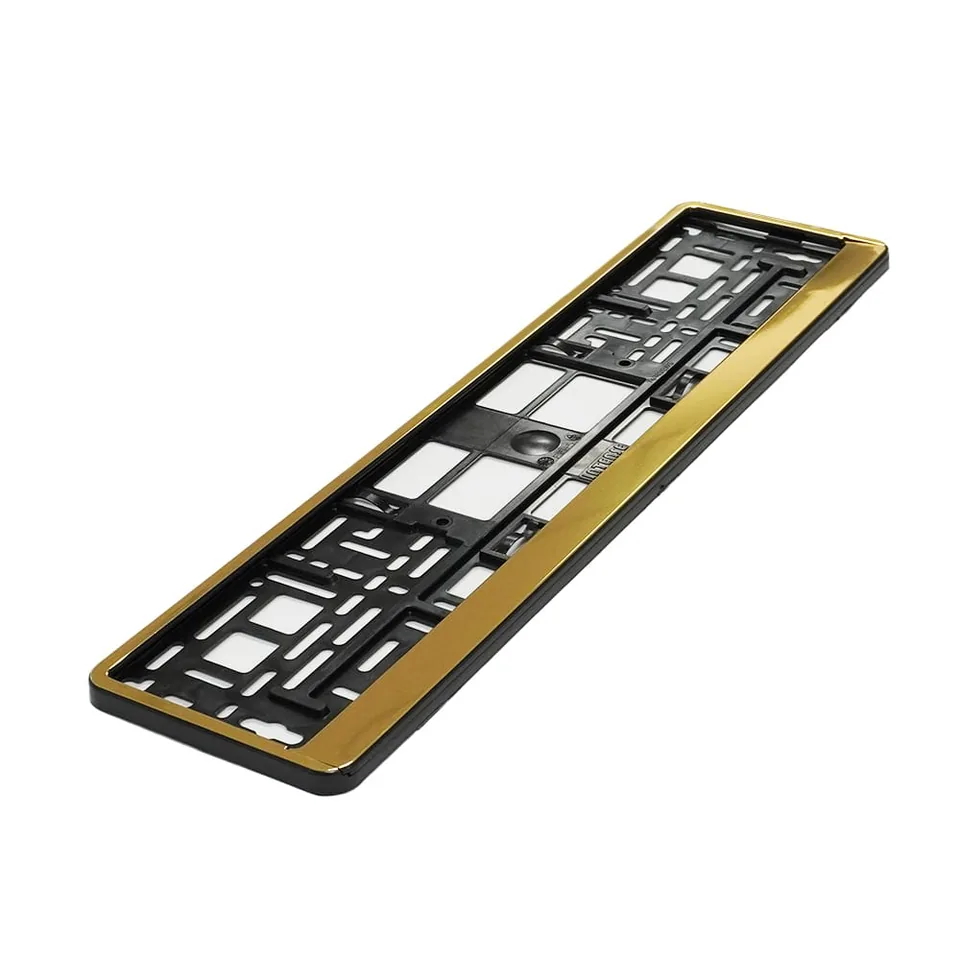 Suport Numar Inmatriculare Mega Drive Gold 1 Buc, imagine produs