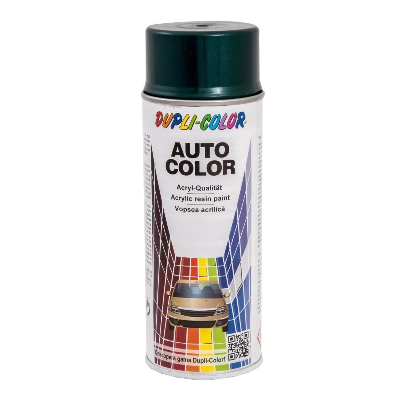 Vopsea Spray Auto Metalizata Dupli-Color Dacia Verde Polinezia, imagine produs