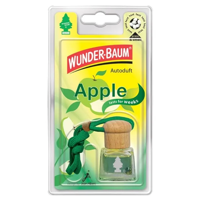 Odorizant Auto Sticluta Wunder-Baum Apple, imagine produs