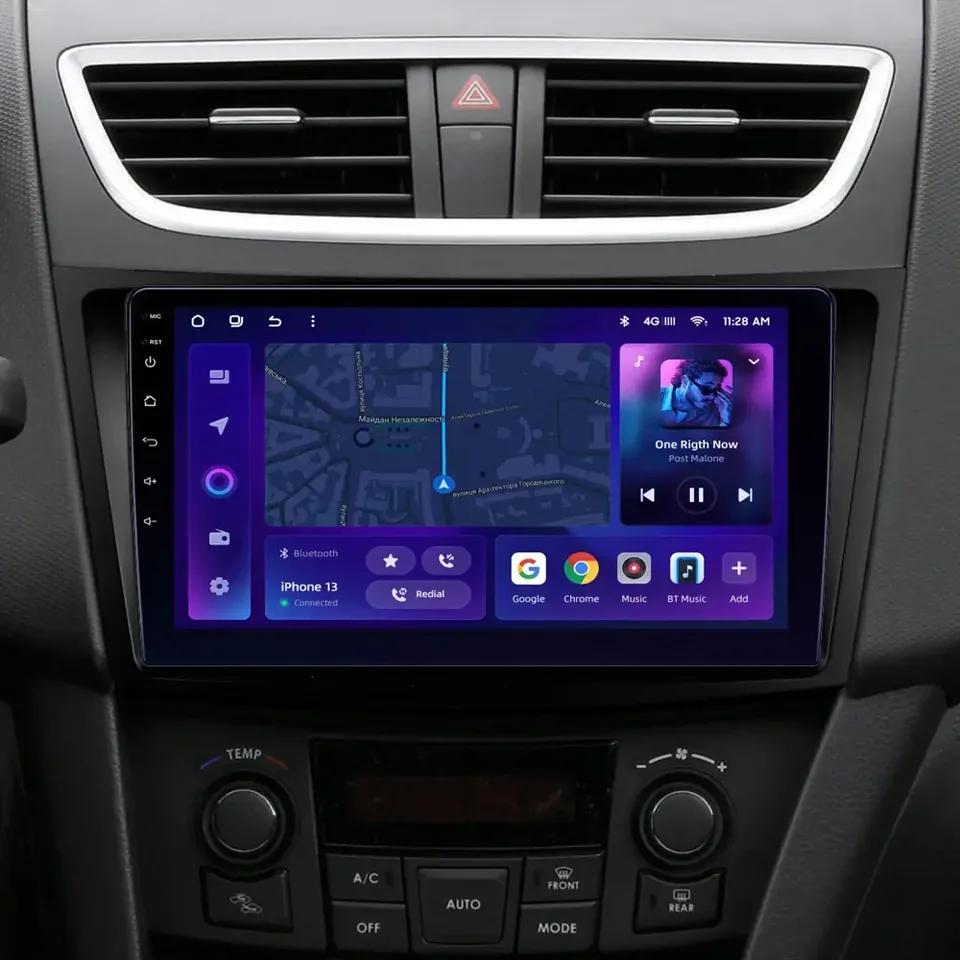 Navigatie Auto MOSS M2 Suzuki Swift 4 2011-2017 4+64GB 9" IPS Octa-core 1.6Ghz, Android 4G Bluetooth 5.1 DSP, imagine produs