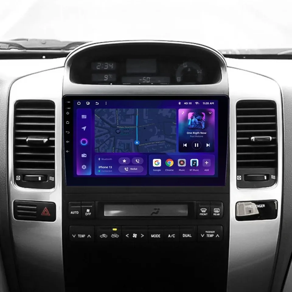 Navigatie Auto MOSS M2 Lexus GX 470 2003-2009 4+32GB 9" IPS Octa-core 1.6Ghz, Android 4G Bluetooth 5.1 DSP, imagine produs