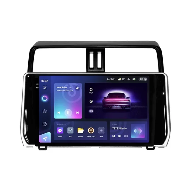 Navigatie Auto Teyes CC3 2K 360° Toyota Land Cruiser Prado J200 2017-2018 6+128GB 10.36" QLED Octa-core 2Ghz, Android 4G Bluetooth 5.1 DSP, imagine produs
