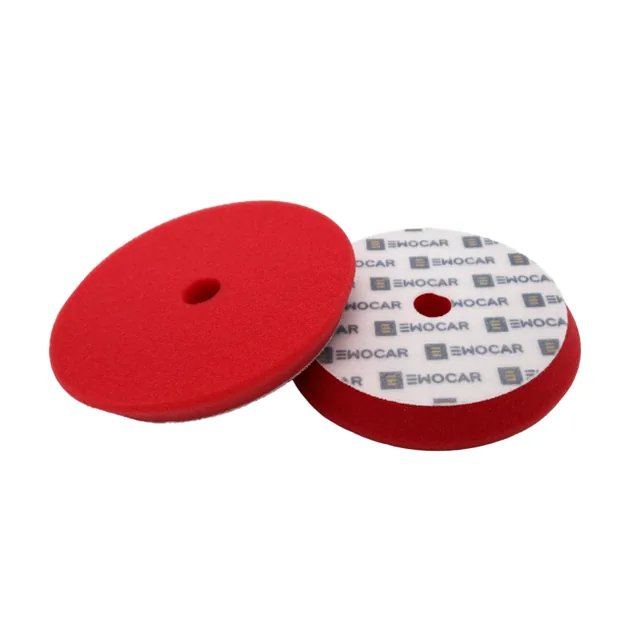 Burete polish mediu Ewocar Red Medium Pad, 150mm, imagine produs