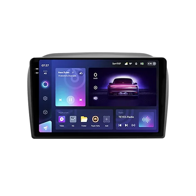 Navigatie Auto Teyes CC3 2K 360° Fiat Doblo 2 2009-2015 6+128GB 9.5" QLED Octa-core 2Ghz, Android 4G Bluetooth 5.1 DSP, imagine produs