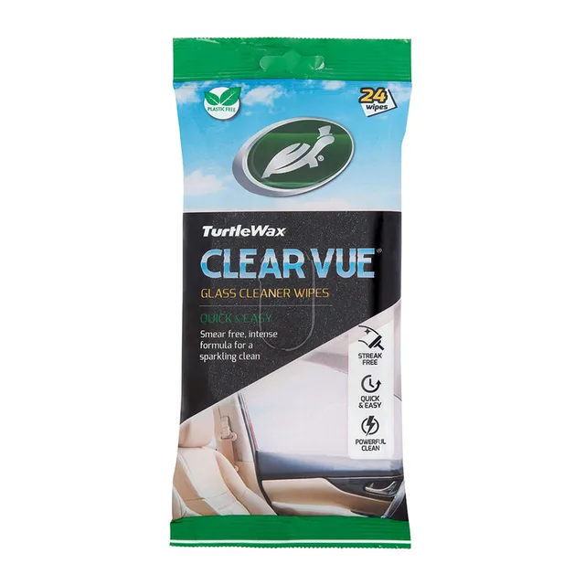 Servetele Umede Suprafete Sticla 24 Buc Turtle Wax, imagine produs