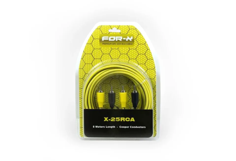 Cablu RCA Stereo ForX X 25RCA OFC 5 metri, imagine produs