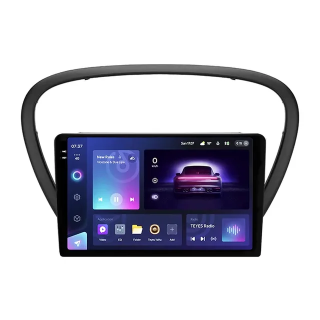 Navigatie Auto Teyes CC3 2K 360° Peugeot 607 2004-2010 6+128GB 9.5" QLED Octa-core 2Ghz, Android 4G Bluetooth 5.1 DSP, imagine produs