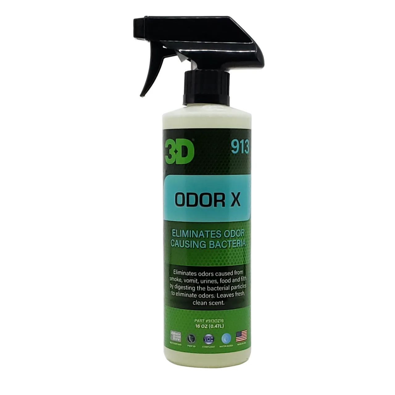Solutie indepartare mirosuri neplacute 3D Odor X Eliminator, 473ml , imagine produs