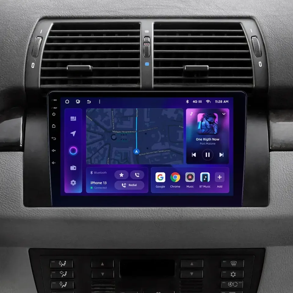 Navigatie Auto MOSS M2 BMW X5 E53 1999-2006 4+32GB 9" IPS Octa-core 1.6Ghz, Android 4G Bluetooth 5.1 DSP, imagine produs