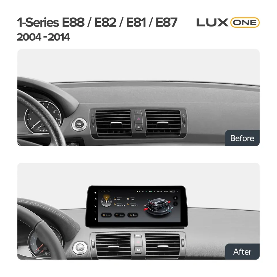 Navigatie Auto Teyes Lux One BMW Seria 1 E87 2004-2013 CCC 6+128GB 12.3" IPS Octa-core 2Ghz, Android 4G Bluetooth 5.1 DSP, imagine produs