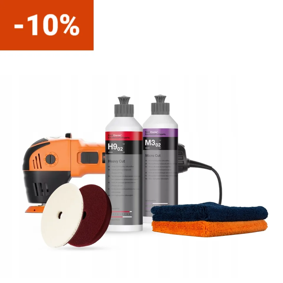 Kit economy starter polish, 2 step polish Koch Chemie, DA ADBL, 75mm, imagine produs
