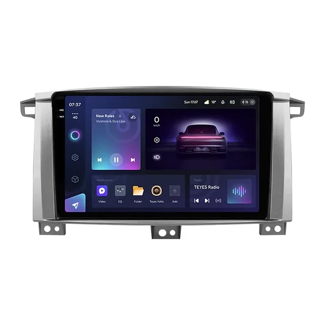 Navigatie Auto Teyes CC3 2K 360° Toyota Land Cruiser LC J100 2002-2007 6+128GB 9.5" QLED Octa-core 2Ghz, Android 4G Bluetooth 5.1 DSP, imagine produs