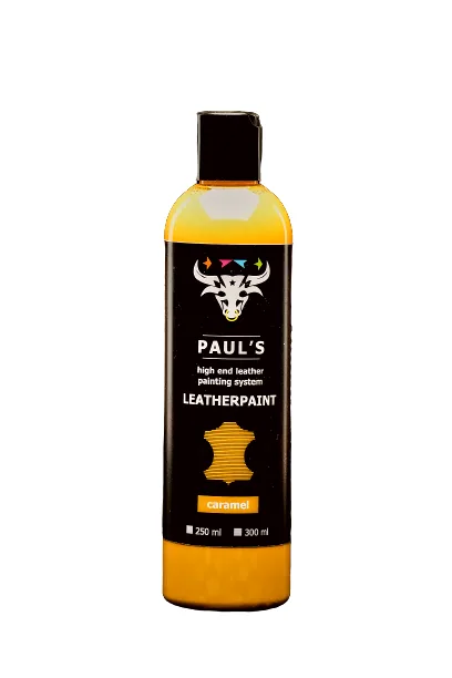 Vopsea pentru piele pigment caramel Paul's Leather Paint 300ML, imagine produs