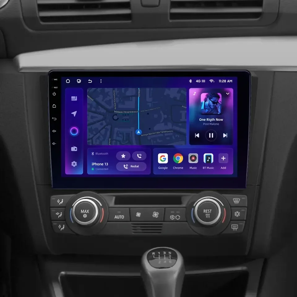 Navigatie Auto MOSS M3 BMW Seria 1 E87 2004-2013 4+32GB 9" QLED Octa-core 2Ghz, Android 4G Bluetooth 5.1 DSP - Varianta B, imagine produs