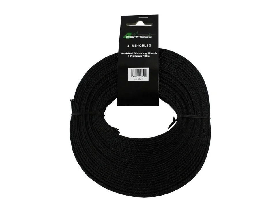 Tresa Cablu FOUR Connect 4-NS10BL12, 10 M, Negru, 12/25 mm, imagine produs