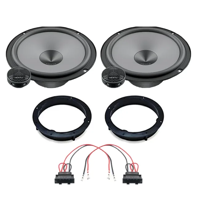 Pachet difuzoare auto Hertz Uno dedicat usi fata Skoda Fabia 2014-2021, RMS 75W, imagine produs