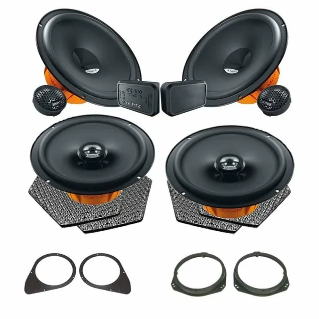 Pachet difuzoare auto Hertz Dieci dedicat Fiat 500 2010-, RMS 80W, imagine produs