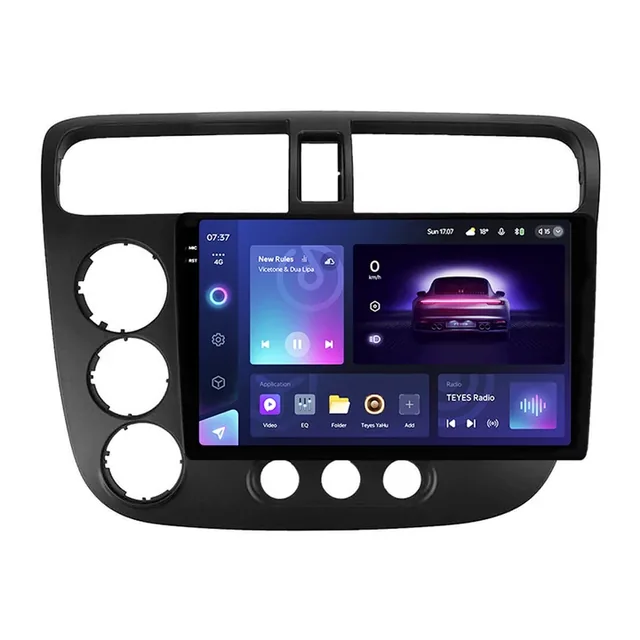 Navigatie Auto Teyes CC3 2K 360 Honda Civic 7 2001-2005 6+128GB 9.5" QLED Octa-core 2Ghz Android 4G Bluetooth 5.1 DSP, imagine produs