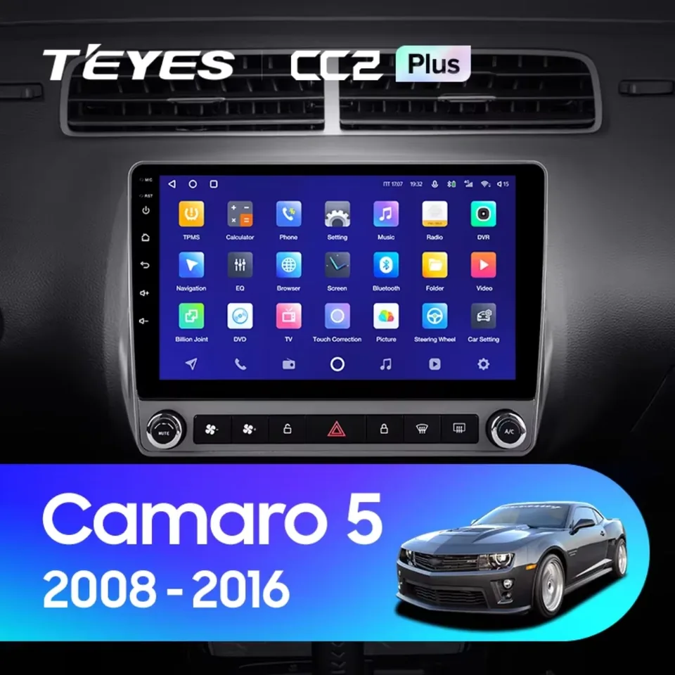 Navigatie Auto Teyes CC3 Split Chevrolet Camaro 2010-2015 4+32GB 9" QLED Octa-core 1.8Ghz, Android 4G Bluetooth 5.1 DSP, imagine produs