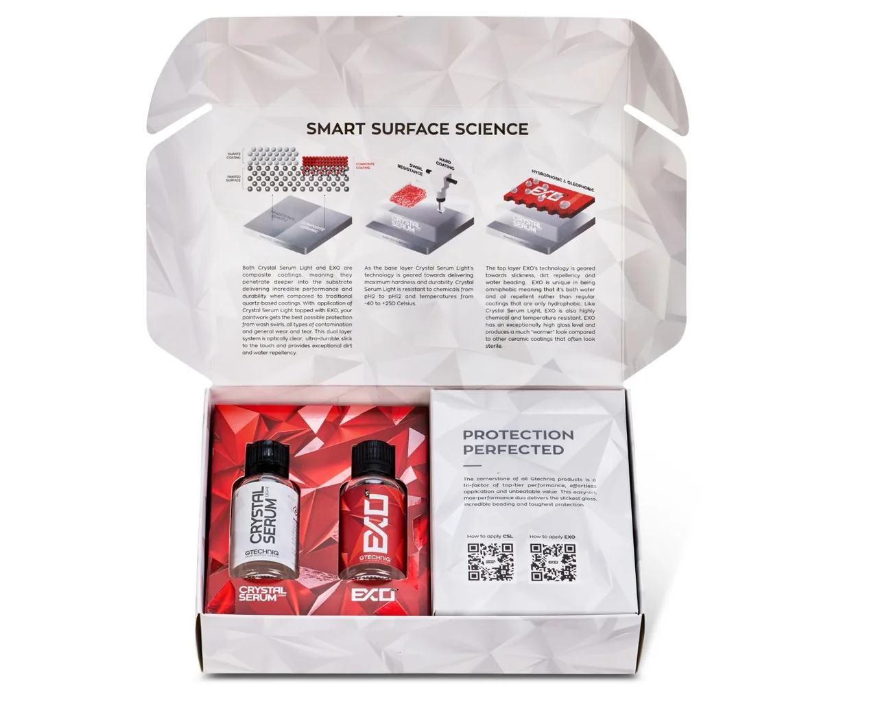 Kit EXO si CSL Gtechniq EXO and Crystal Serum Light, 30ml, imagine produs