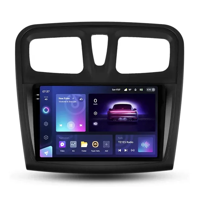 Navigatie Auto Teyes CC3 2K 360° Dacia Sandero 2 2017-2022 6+128GB 9.5" QLED Octa-core 2Ghz, Android 4G Bluetooth 5.1 DSP, imagine produs