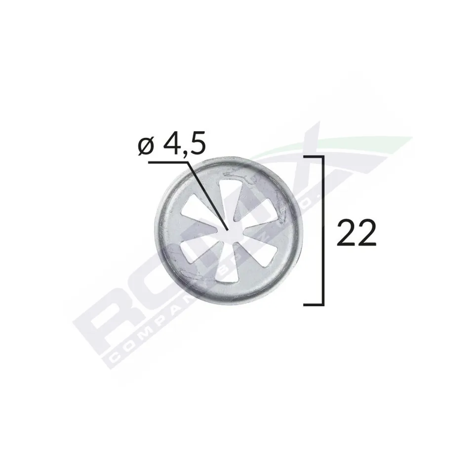 Clema Fixare Elemente Exterior Pentru Vw, Skoda, Audi, Ford, Seat 4.5X22Mm Set 10Buc, imagine produs