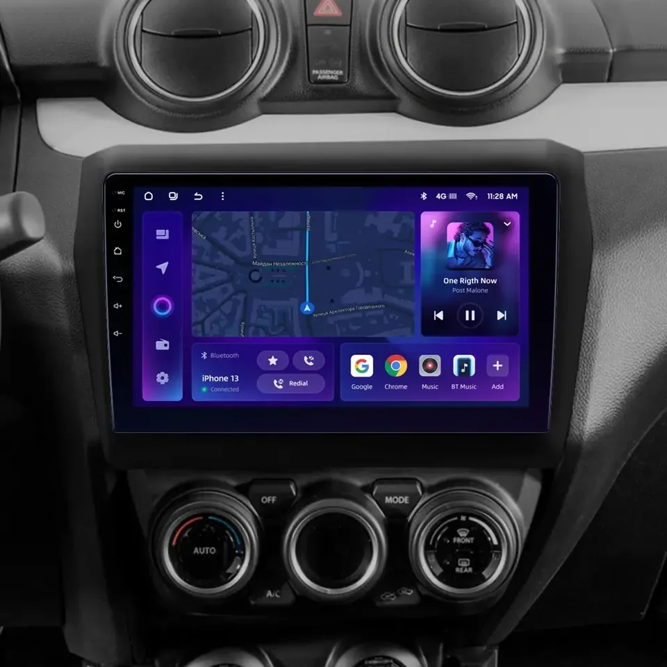 Navigatie Auto MOSS M2 Suzuki Swift 5 2016-2020 4+32GB 9" IPS Octa-core 1.6Ghz, Android 4G Bluetooth 5.1 DSP, imagine produs