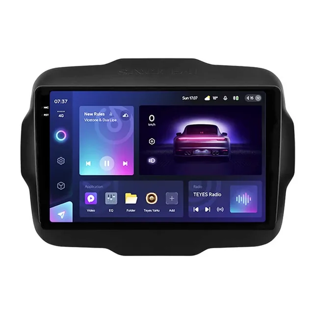 Navigatie Auto Teyes CC3 2K 360° Jeep Renegade 2014-2018 6+128GB 9.5" QLED Octa-core 2Ghz, Android 4G Bluetooth 5.1 DSP, imagine produs