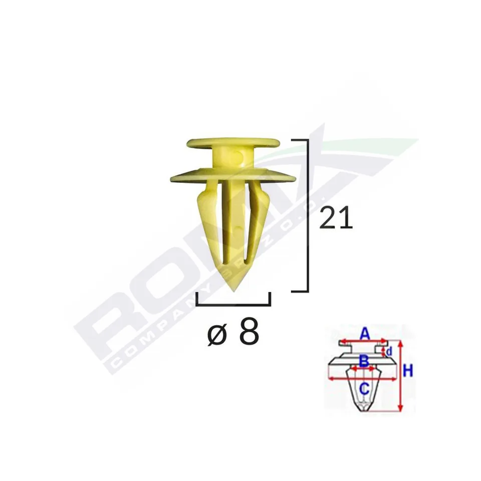 Clips Tapiterie Pentru Vw/Ford/Seat Set 10 Buc, imagine produs